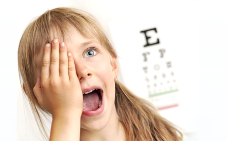 Как проверить зрение ребенку